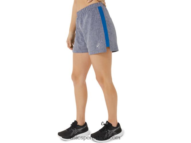 RPVB2947 unidad de brezo/lago Asics pantalones cortos de 3 pulgadas para mujer