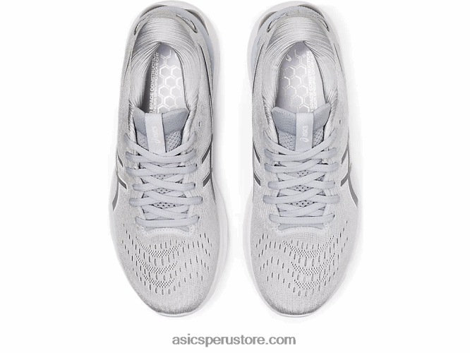 RPVB2960 gris piedmont/blanco Asics gel-nimbus 24 de ancho