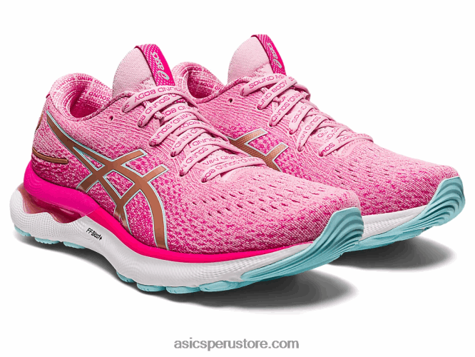 RPVB2966 algodón de azúcar/oro rosa Asics gel-nimbus 24 edición limitada