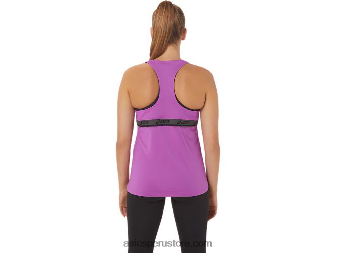 RPVB2977 orquídea Asics camiseta sin mangas fit sana para mujer