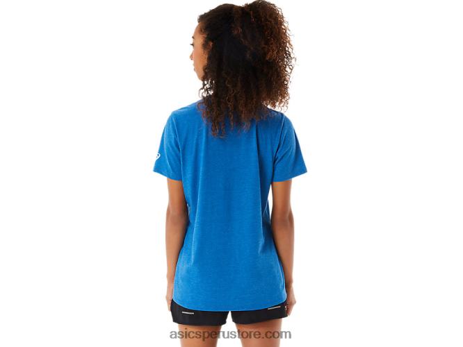 RPVB2982 unidad de lago Asics playera de manga corta para mujer con cuello en v est 1977