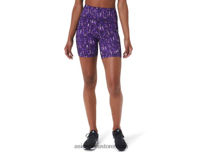 RPVB2997 orquídea cepillada de japón Asics shorts de mujer pr lyte 5in con bolsillos