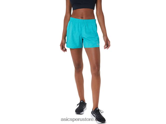 RPVB3005 tinte espacial de vidrio de mar Asics pantalón corto de running de 4 pulgadas Lyte Speed ​​para mujer