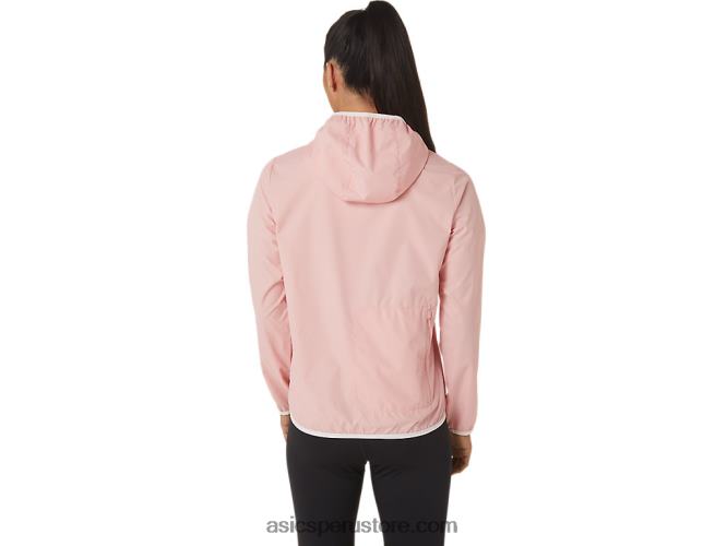 RPVB3021 rosa helada/cielo suave Asics chaqueta plegable de mujer