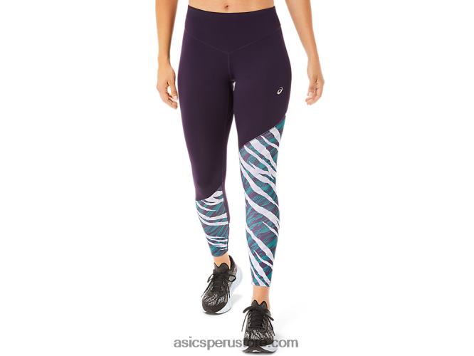 RPVB3028 pantalla de noche/pino aterciopelado Asics mallas 7/8 camo salvaje mujer