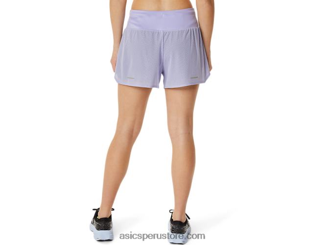 RPVB3030 vapor/sombra nocturna Asics Pantalón corto ventilado 2-n-1 para mujer de 35 pulgadas