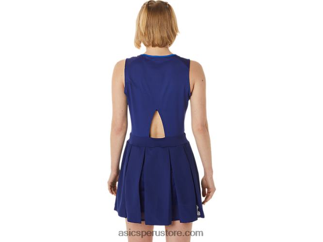 RPVB3042 buceo azul Asics vestido de partido de mujer
