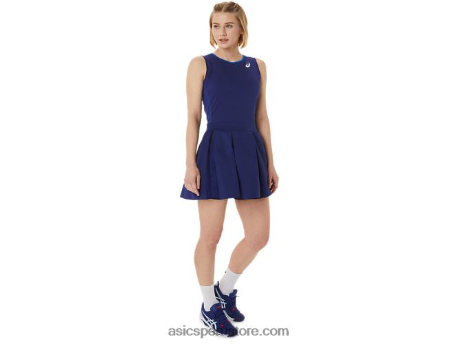 RPVB3042 buceo azul Asics vestido de partido de mujer