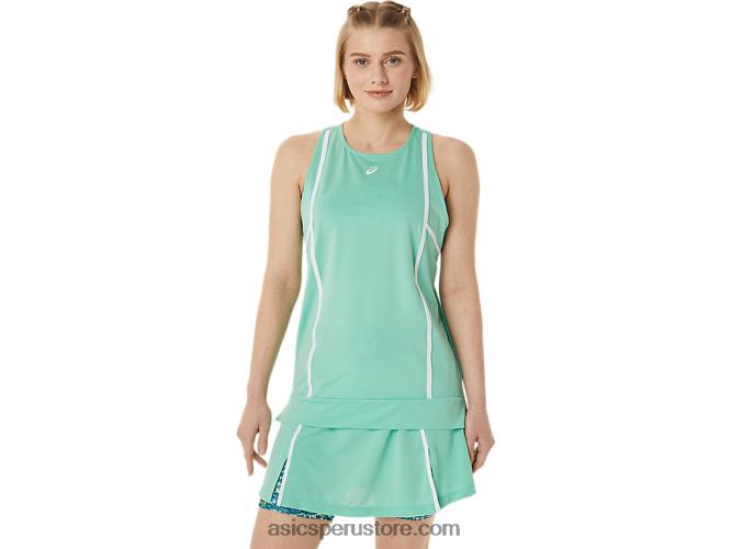 RPVB3058 espuma de mar/blanco brillante Asics nueva camiseta sin mangas strong 92 para mujer