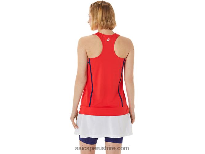 RPVB3060 alerta roja/buceo azul Asics nueva camiseta sin mangas strong 92 para mujer
