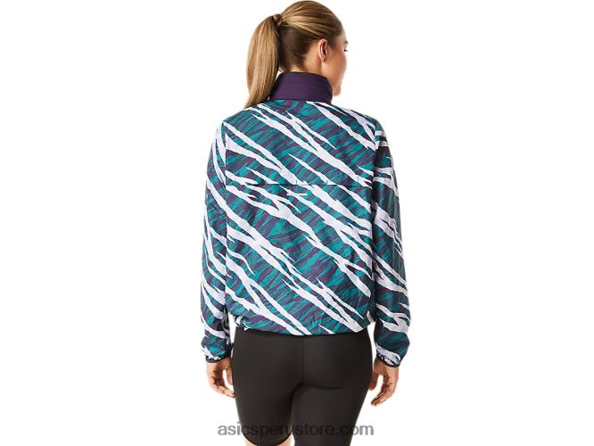 RPVB3071 pantalla de noche/pino aterciopelado Asics anorak camuflado salvaje mujer