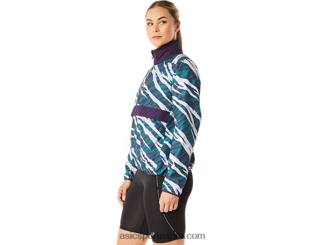 RPVB3071 pantalla de noche/pino aterciopelado Asics anorak camuflado salvaje mujer