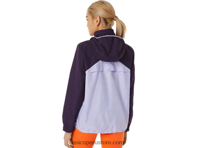 RPVB3084 sombra de noche/vapor Asics anorak fujitrail mujer