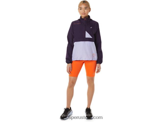 RPVB3084 sombra de noche/vapor Asics anorak fujitrail mujer