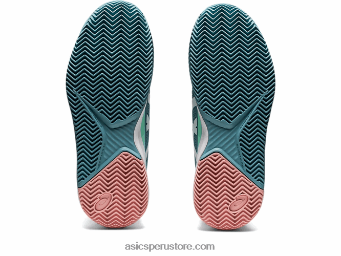 RPVB3087 humo azul/blanco Asics gel-resolución 8 arcilla