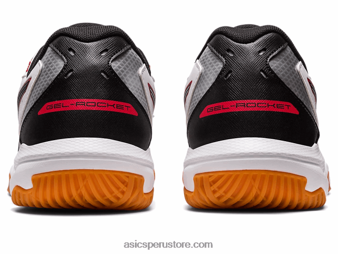 RPVB31 blanco/rojo clásico Asics gel-cohete 10