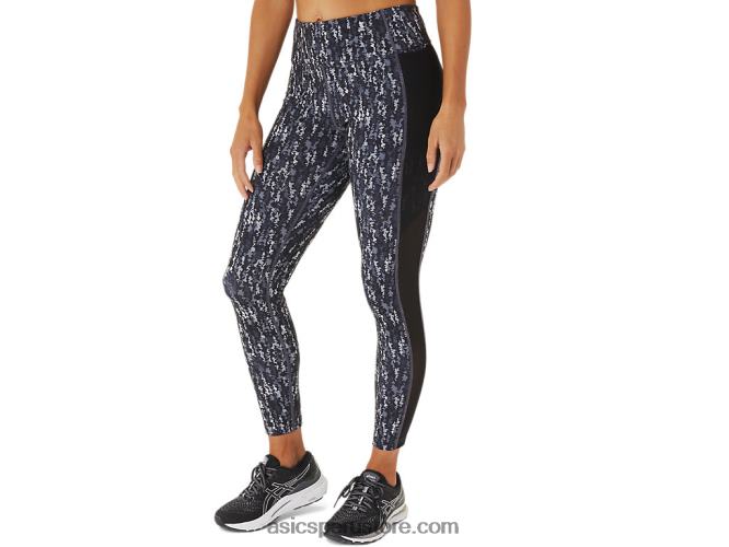 RPVB3105 Japón cepillado rendimiento negro Asics mallas kate 7/8 mujer