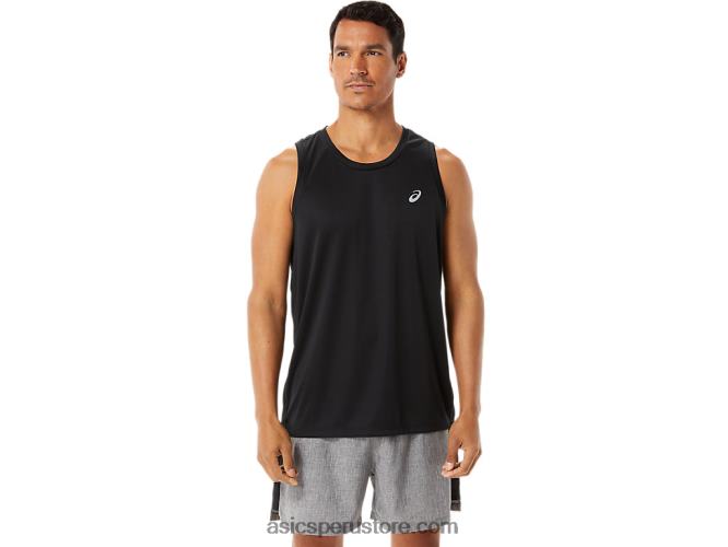 RPVB311 rendimiento negro Asics camiseta de lyte confeccionada para hombre