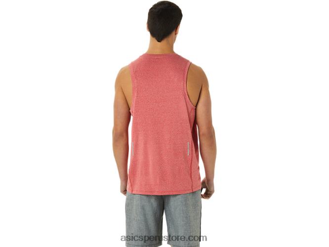 RPVB313 brezo rojo clásico Asics camiseta de lyte confeccionada para hombre