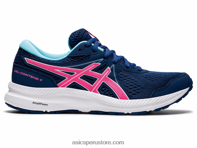 azul medianoche/rosa fuerte