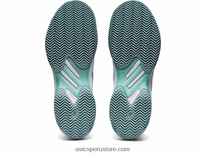 RPVB3175 blanco/azul humo Asics solución de arcilla swift ff