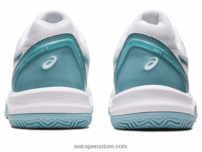 RPVB3184 blanco/azul humo Asics gel-dedicate 7 arcilla
