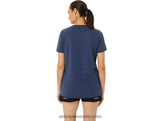 RPVB3202 brezo chaquetón Asics playera de manga corta para mujer con cuello en v est 1977