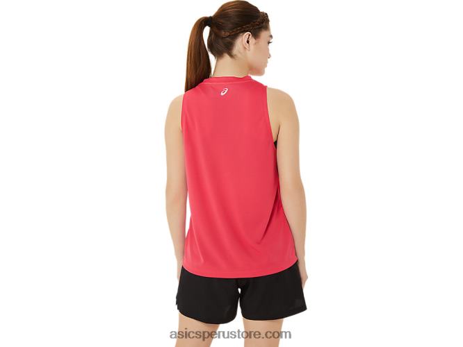 RPVB3218 píxel rosa Asics camiseta sin mangas ready-set ii wch para mujer