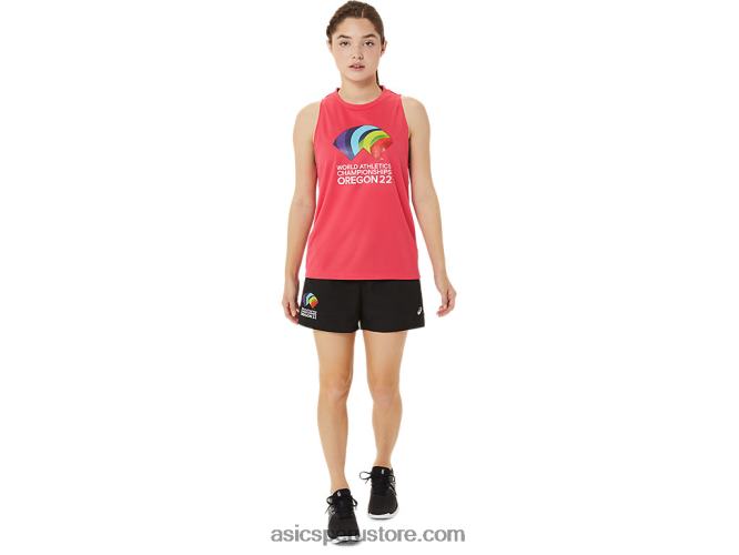 RPVB3218 píxel rosa Asics camiseta sin mangas ready-set ii wch para mujer