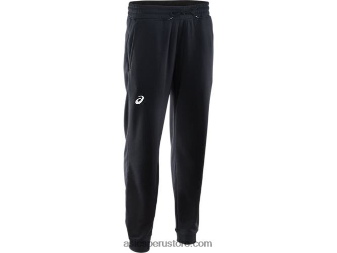 RPVB326 equipo negro Asics jogger de felpa francesa para hombre