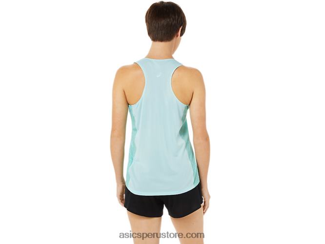 RPVB3262 azul claro Asics camiseta de malla ligera para mujer