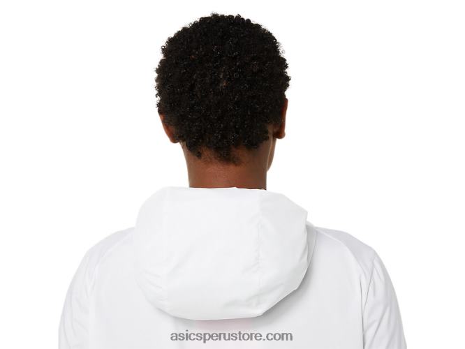 RPVB3270 blanco brillante/verde lima Asics chaqueta de mujer lite-show