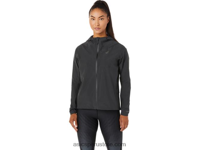 RPVB3271 gris grafito Asics chaqueta mujer acelera impermeable 20