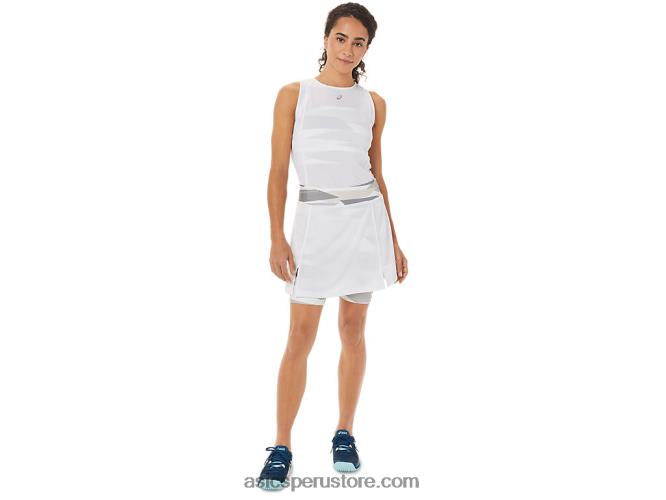 RPVB3276 blanco brillante Asics falda pantalón new strong 92 mujer