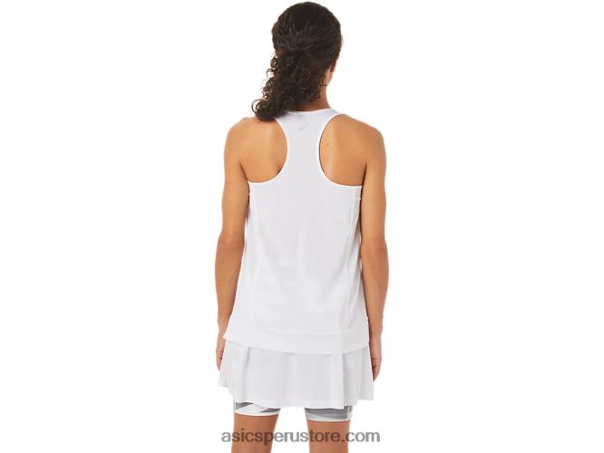 RPVB3279 blanco brillante Asics nueva camiseta sin mangas strong 92 para mujer
