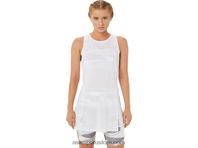 RPVB3283 blanco brillante Asics nuevo vestido strong 92 de mujer