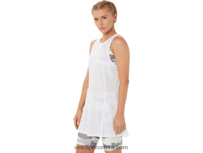 RPVB3283 blanco brillante Asics nuevo vestido strong 92 de mujer