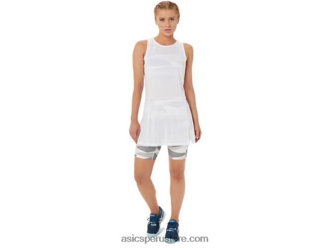 RPVB3283 blanco brillante Asics nuevo vestido strong 92 de mujer