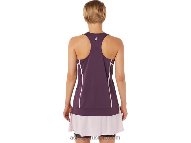 RPVB3284 ciruela profunda/rosa apenas Asics nueva camiseta sin mangas strong 92 para mujer