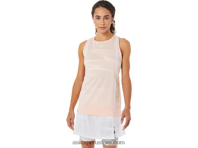 RPVB3285 brisa/blanco brillante Asics nueva camiseta sin mangas strong 92 para mujer