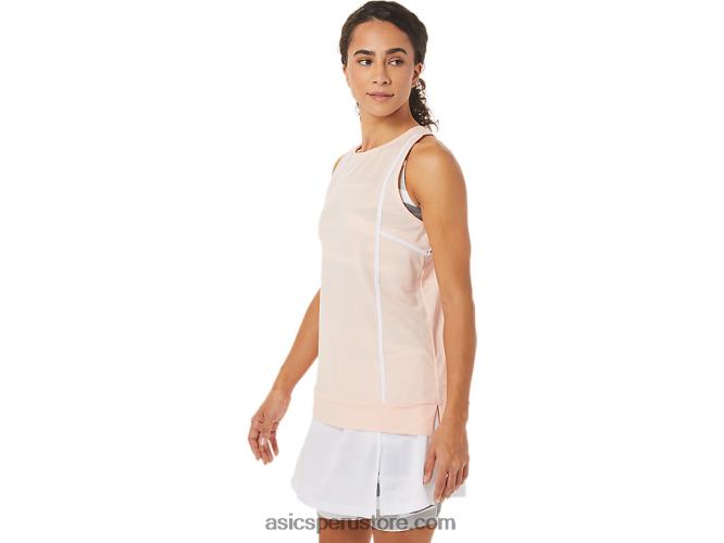 RPVB3285 brisa/blanco brillante Asics nueva camiseta sin mangas strong 92 para mujer