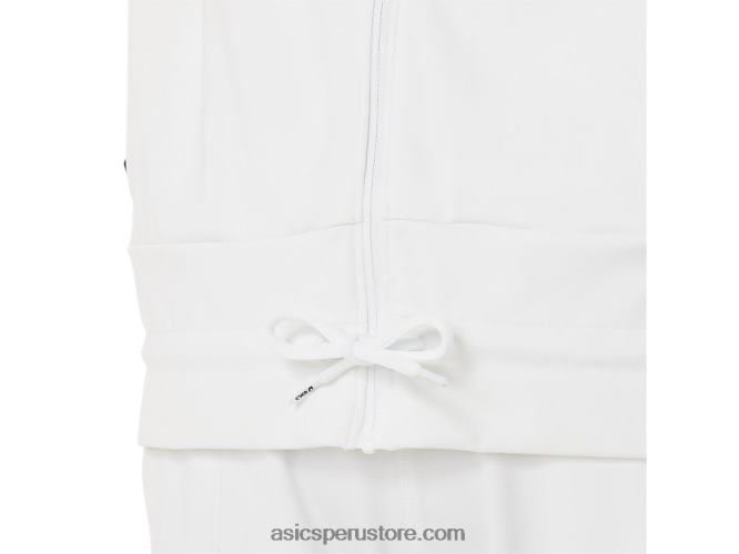 RPVB3286 blanco brillante/negro Asics chaqueta de tenis de mujer