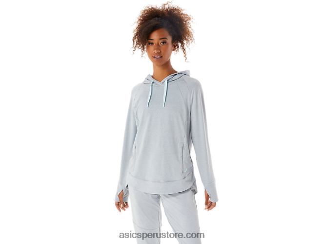 RPVB3289 tinte espacial gris piedmont/salvia Asics sudadera con capucha de tecnología para mujer
