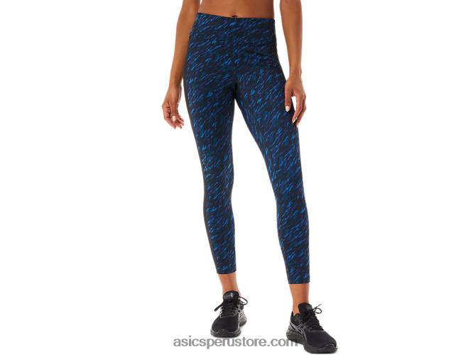 RPVB3290 impresión de sombra nocturna/lago Asics mallas kate 7/8 mujer