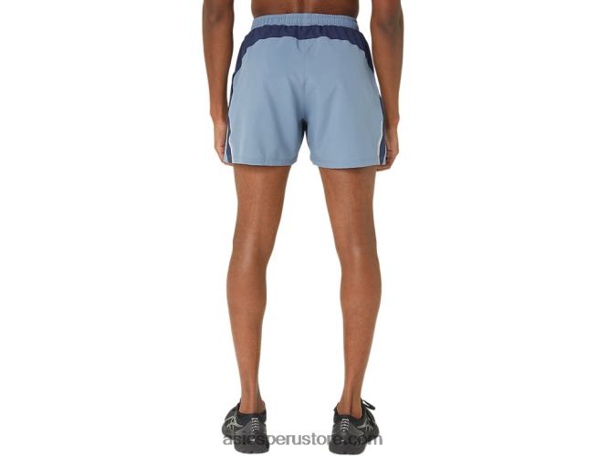 RPVB33 azul acero Asics 5in pr lyte short 20 para hombre