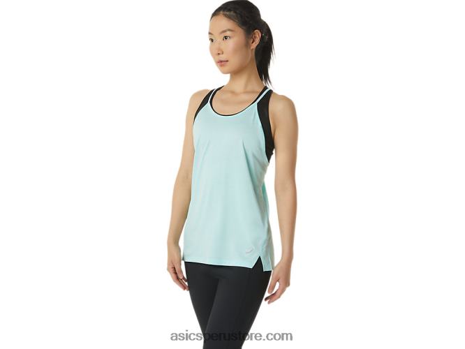 RPVB3304 tinte espacial azul claro Asics tanque de tiras de las mujeres