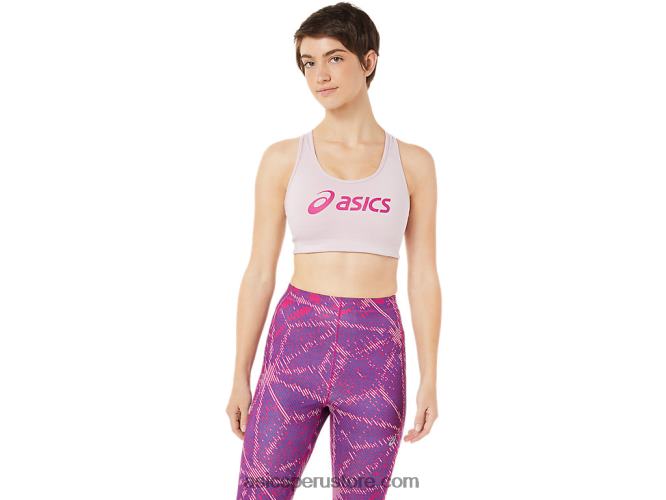 RPVB3315 rosa claro/rojo fucsia Asics sujetador con relleno de mujer