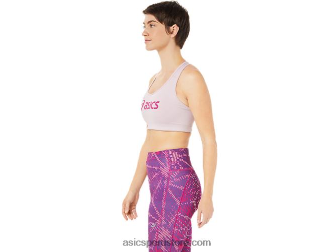 RPVB3315 rosa claro/rojo fucsia Asics sujetador con relleno de mujer