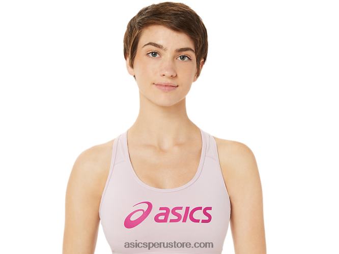 RPVB3315 rosa claro/rojo fucsia Asics sujetador con relleno de mujer