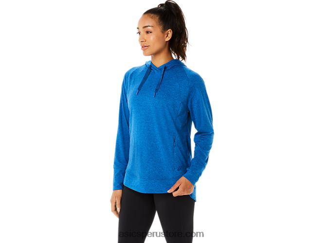RPVB3320 lago drive tinte espacial/azul claro Asics sudadera con capucha de tecnología para mujer